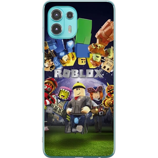 Motorola Edge 20 Lite Läpinäkyvä kuori Roblox Maailma - Pel
