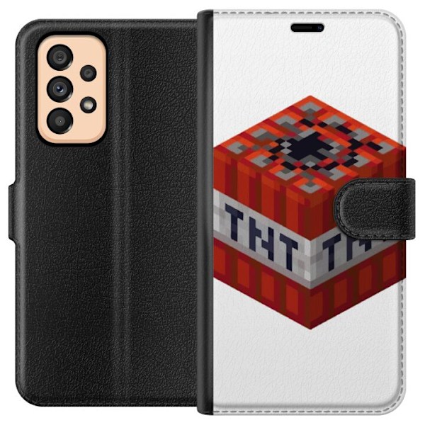 Samsung Galaxy A53 5G Tegnebogsetui Minecraft TNT