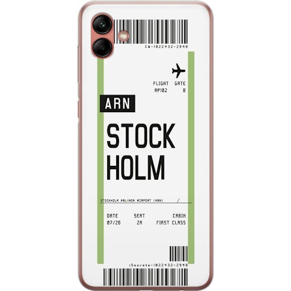 Samsung Galaxy A04 Läpinäkyvä kuori Stockholm