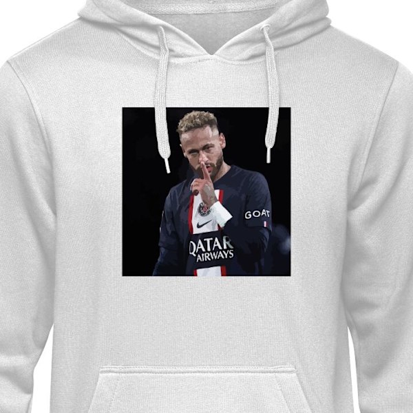 Hoodie för Vuxen | Bekväm Huvtröja Neymar grå M