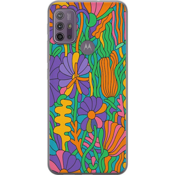Motorola Moto G10 Genomskinligt Skal Color Pop