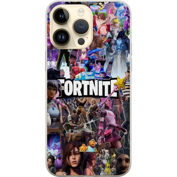 Apple iPhone 14 Pro Max Gennemsigtig cover Fortnite