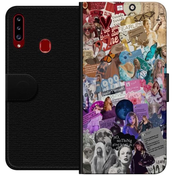Kompatibel Tegnebogsetui til Samsung Galaxy A20s Taylor Swift