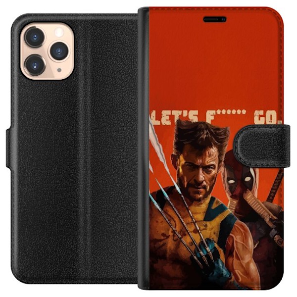 Apple iPhone 11 Pro Lompakkokotelo Deadpool & Wolverine