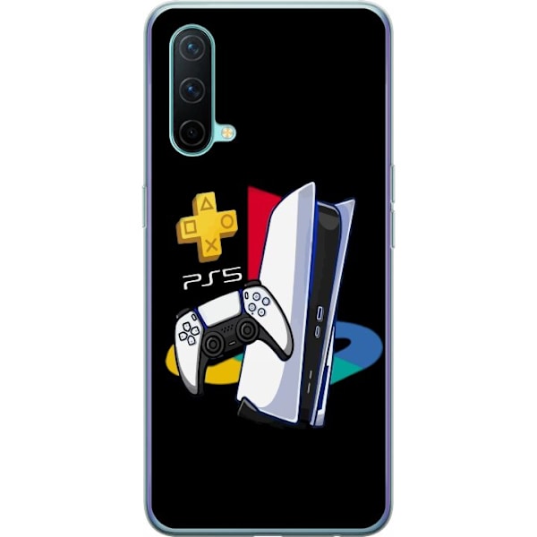 OnePlus Nord CE 5G Läpinäkyvä kuori PS5