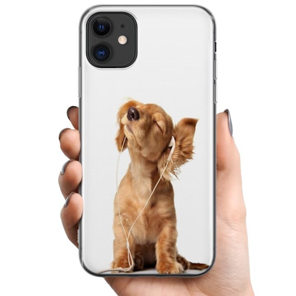 Apple iPhone 11 TPU Matkapuhelimen kuori Koira