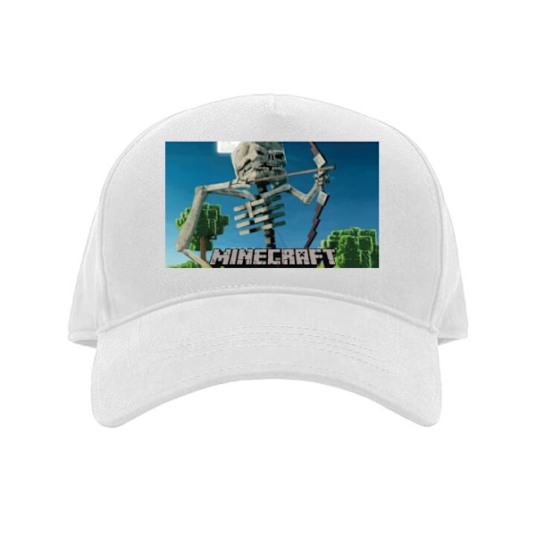 Kasket til Voksen | Klassisk Justerbar Kasket A Minecraft Movie hvid Voksen