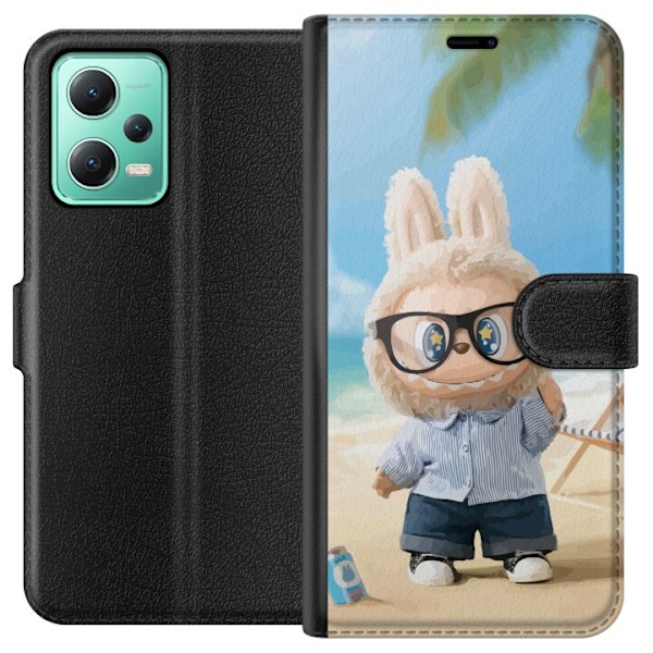 Xiaomi Redmi Note 12 Plånboksfodral Labubu Dark Dreams – M