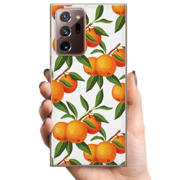 Samsung Galaxy Note20 Ultra TPU Matkapuhelimen kuori Appelsiin