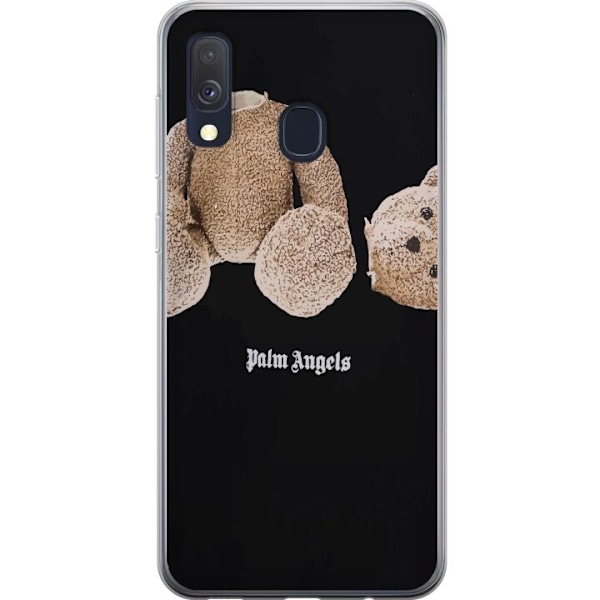 Samsung Galaxy A40 Genomskinligt Skal Teddy Palm Angels