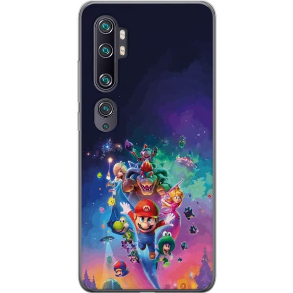 Kompatibelt Mobildeksel til Xiaomi Mi Note 10 GSuper Mario flerfarget