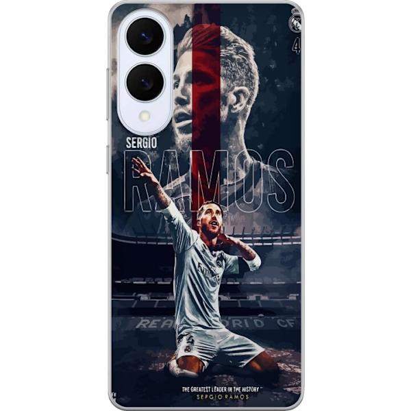 Samsung Galaxy S25 Edge Läpinäkyvä kuori Ramos Jalkapallolegenda Motiivi Pelaaja Real Madrid Espanja Takaisin Ikoni Nimi Jalkapallotähti Urheilu