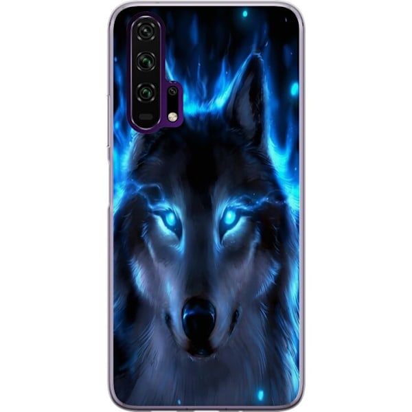 Honor 20 Pro  Läpinäkyvä kuori susi