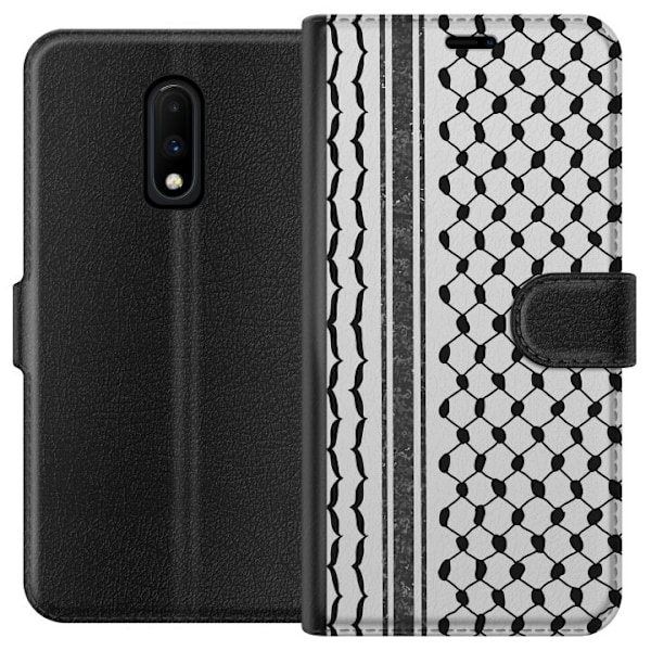 OnePlus 7 Tegnebogsetui Palæstinensisk mønster - inspireret