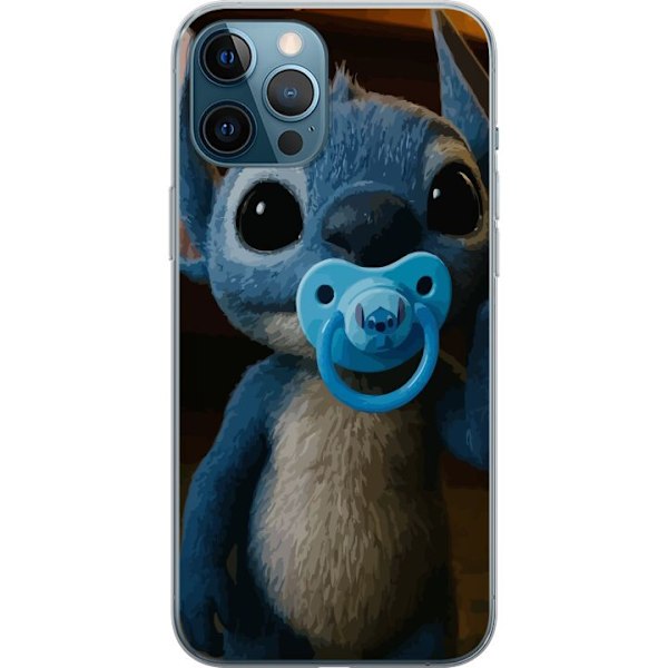 Apple iPhone 12 Pro Max Läpinäkyvä kuori Stitch & Napp - vauvateema söpöllä hahmolla