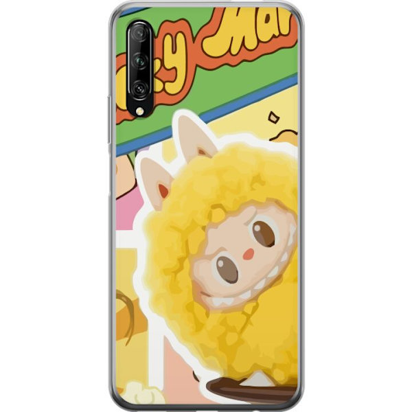 Huawei P smart Pro 2019 Läpinäkyvä kuori Labubu Wacky Mart Pop Mart -sarjan keräilyfiguuri Söpö Muotoilu Suosittu Teemalelu Sarja Luova Taidelel