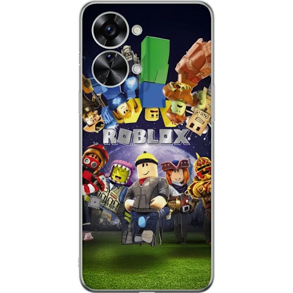 OnePlus Nord 2T Läpinäkyvä kuori Roblox Maailma - Pelaamisseikkailu Lapsille ja Nuorille