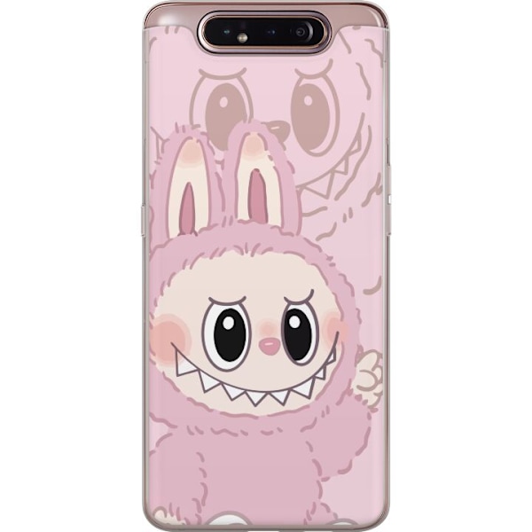 Samsung Galaxy A80 Genomskinligt Skal Labubu Floral Freak –