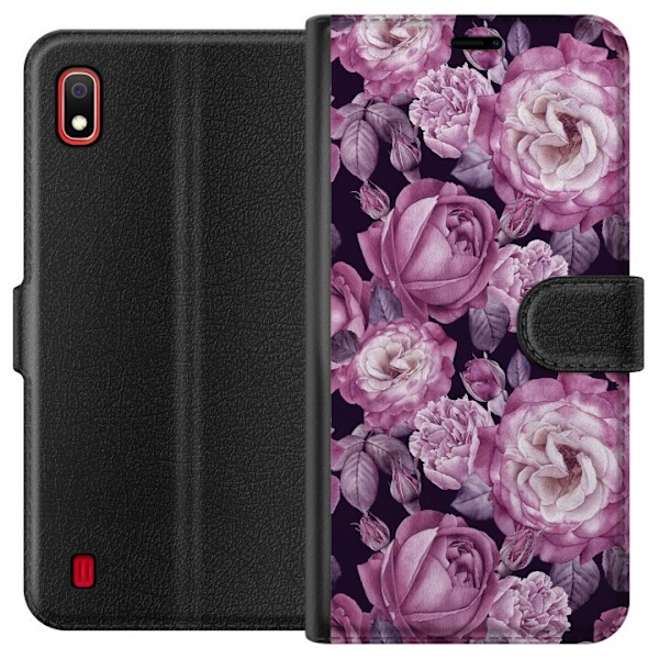 Samsung Galaxy A10 Plånboksfodral Blommor