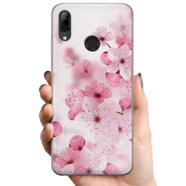 Huawei P smart 2019 TPU Matkapuhelimen kuori Kirsikankukka