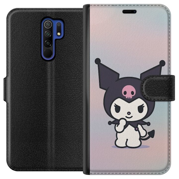 Xiaomi Redmi 9 Lompakkokotelo Kawaii Sanrio Kuromi