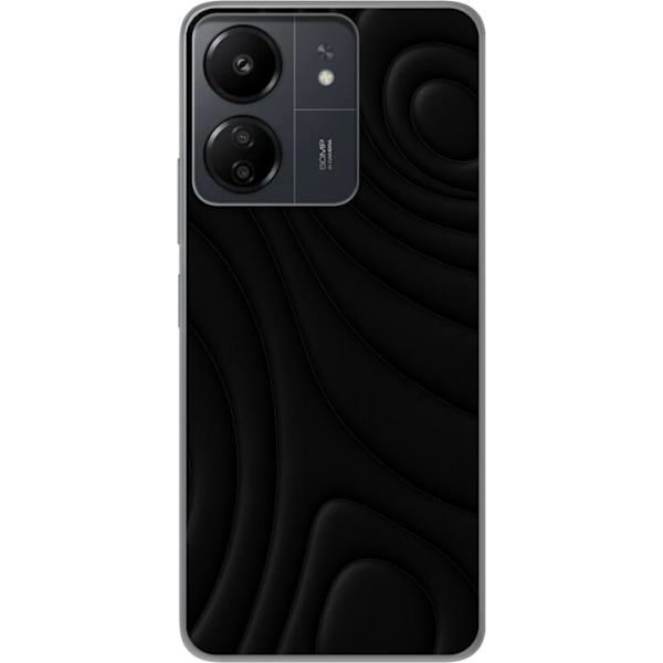 Xiaomi Redmi 13C Läpinäkyvä kuori Tummat Aallot