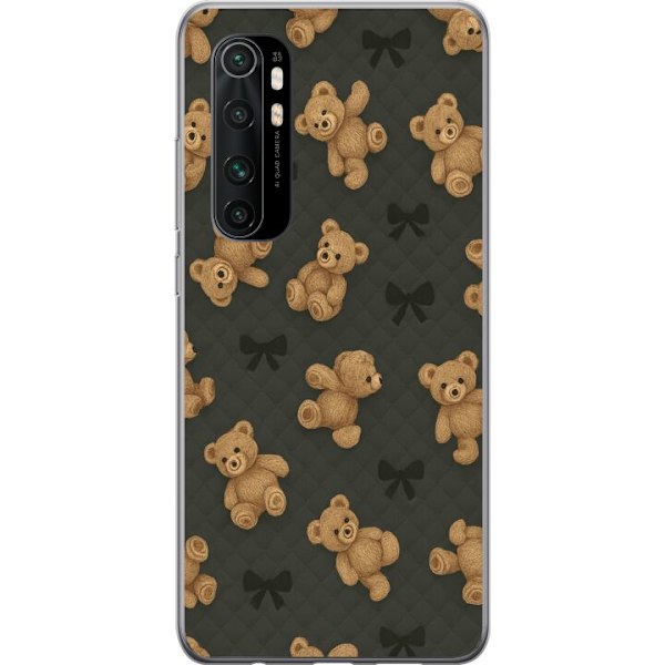Xiaomi Mi Note 10 Lite Gjennomsiktig deksel Teddy Klemmer