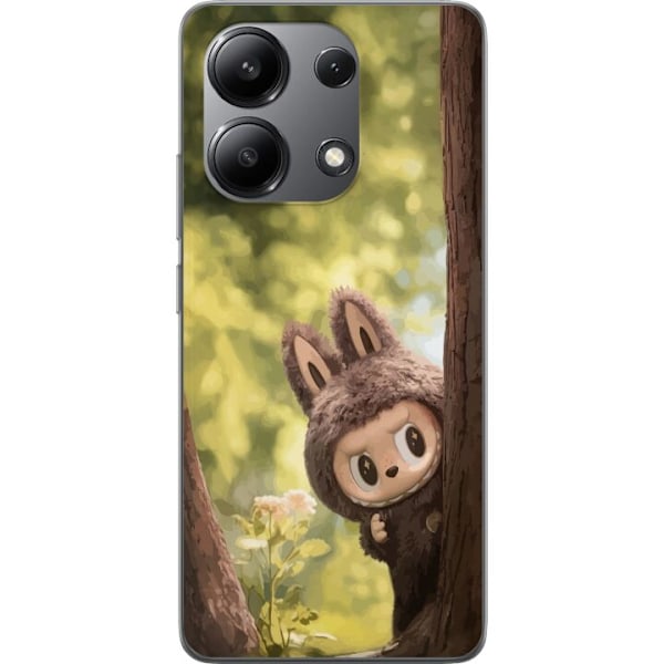 Xiaomi Redmi Note 13 4G Genomskinligt Skal Labubu Graffiti Vibes – Gatukonst i monsterform