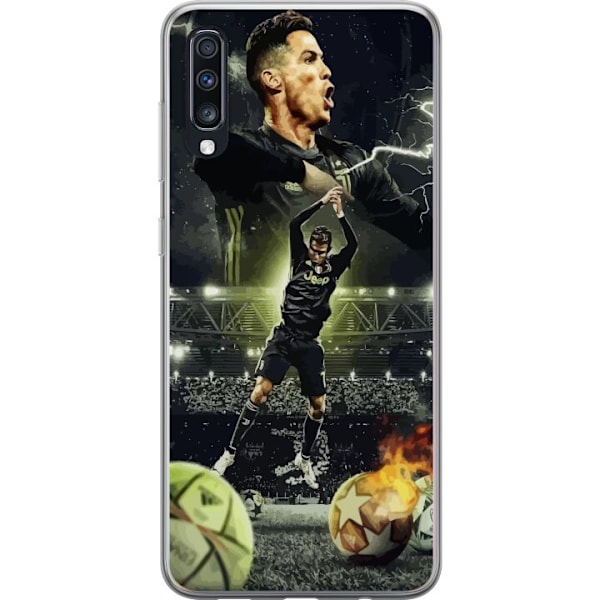 Samsung Galaxy A70 Läpinäkyvä kuori Ronaldo