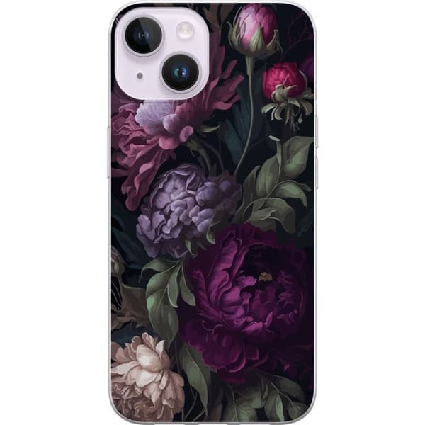 Kompatibelt Mobildeksel til Apple iPhone 14 Blomster
