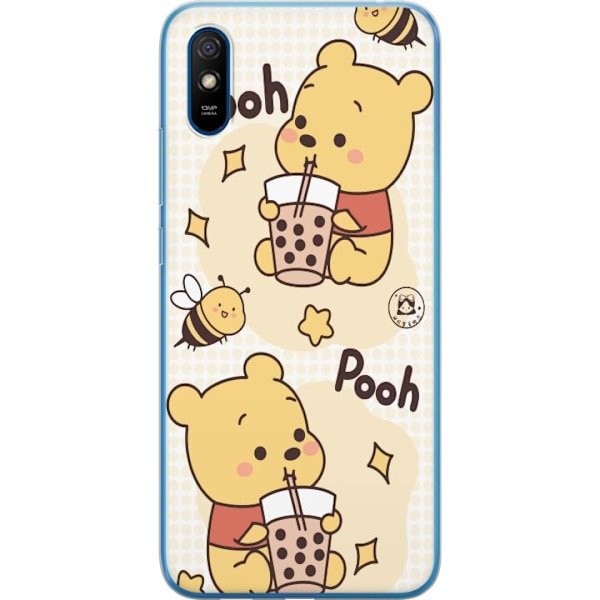 Xiaomi Redmi 9AT Genomskinligt Skal Nalle Pooh Style – klassiskt björnmotiv i ny tolkning