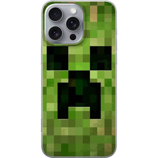 Apple iPhone 16 Pro Max Gennemsigtig cover Minecraft