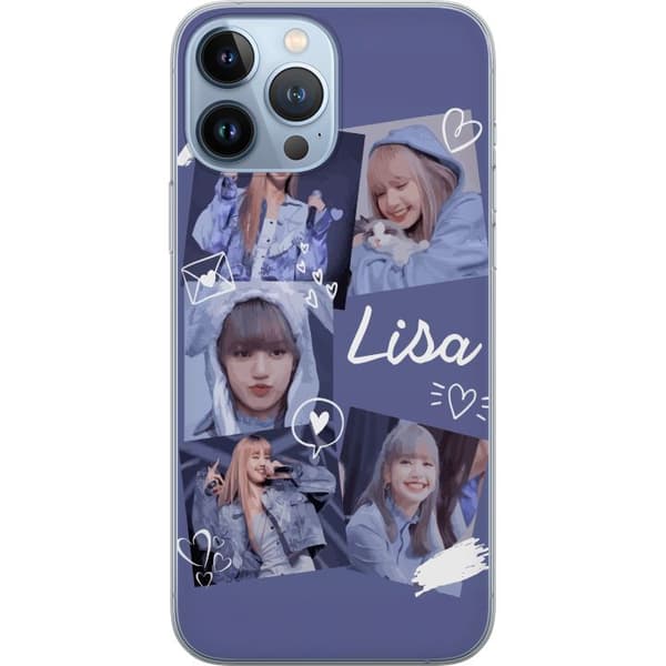 Kompatibelt Mobildeksel til Apple iPhone 13 Pro Max Lisa Blackpink – Aesthetic K-pop Queen