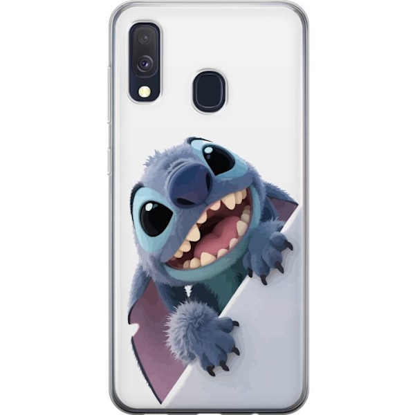 Samsung Galaxy A40 Läpinäkyvä kuori Iloinen Ommel