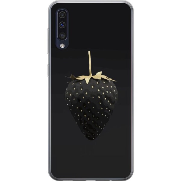 Samsung Galaxy A50 Gjennomsiktig deksel Luksuriøs Jordbær