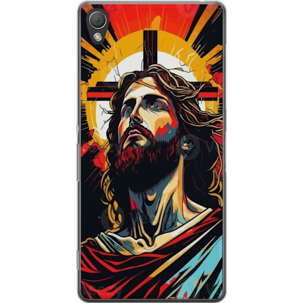 Sony Xperia Z3 Läpinäkyvä kuori Jeesus ja Kortti - uskonnol