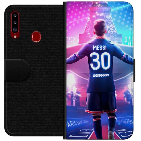Yhteensopiva Lompakkokotelo Samsung Galaxy A20s Messi