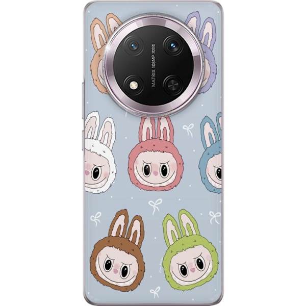 Honor Magic7 Lite Genomskinligt Skal Labubu Star Pattern – S