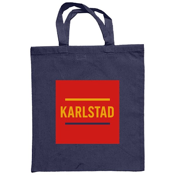 Kangaskassi | Kestävä Ostoskassi Kangasta Karlstad – Hocke Laivastonsininen one size