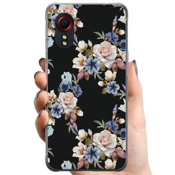 Samsung Galaxy Xcover 5 TPU Mobildeksel Blomster