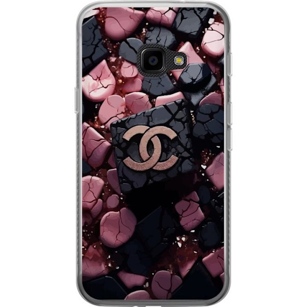 Samsung Galaxy Xcover 4 Gennemsigtig cover Chanel Sort og Lyse