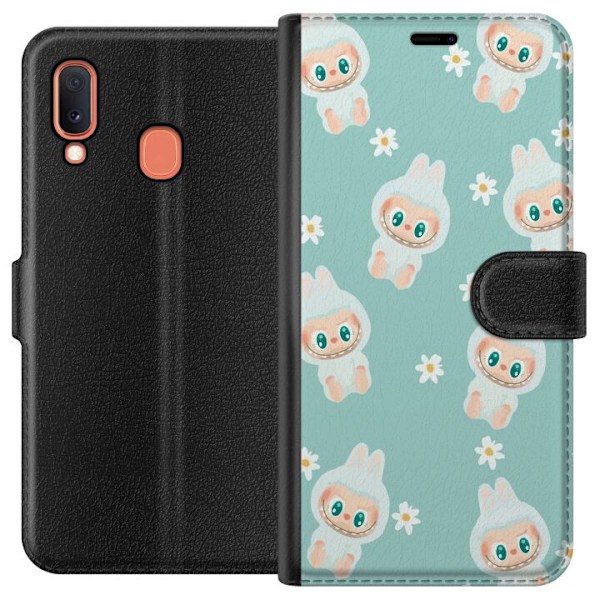 Samsung Galaxy A20e Lommeboketui Labubu Candy Vibes