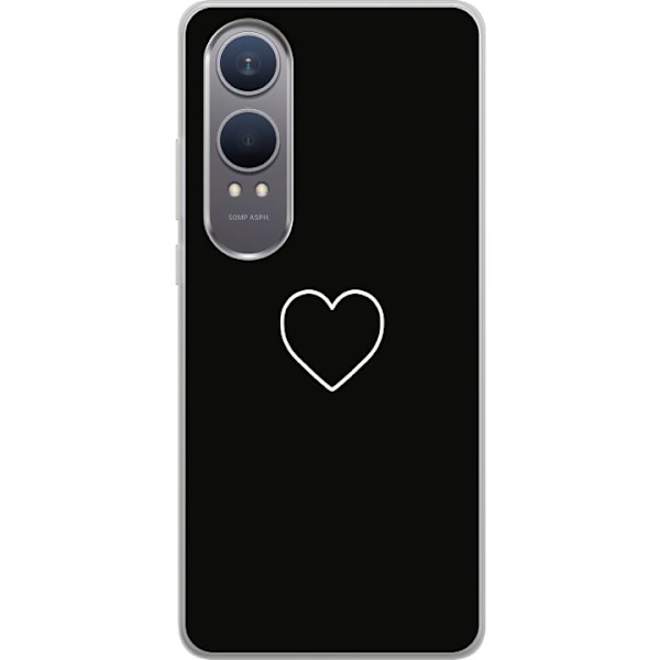 OnePlus Nord CE4 Lite Gennemsigtig cover Hjerte