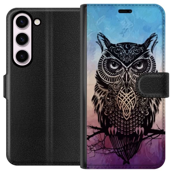 Kompatibelt Plånboksfodral till Samsung Galaxy S23 Owl