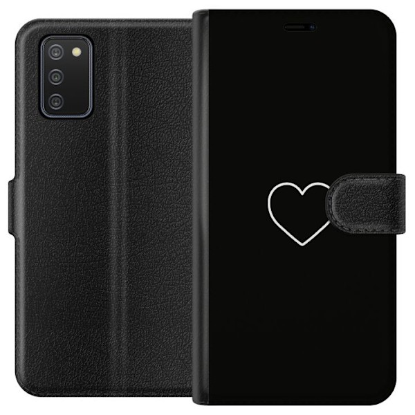 Samsung Galaxy A02s Lompakkokotelo Sydän