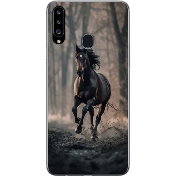 Kompatibelt Mobildeksel til Samsung Galaxy A20s Springende Hest