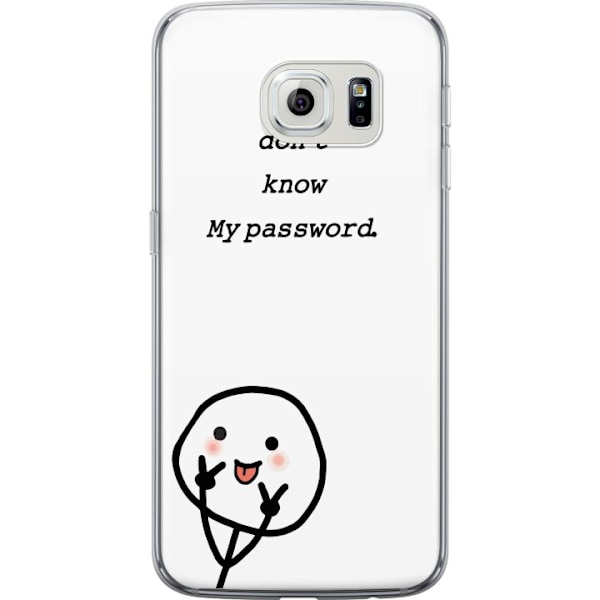 Samsung Galaxy S6 edge Läpinäkyvä kuori Et Tunne Salasanaani