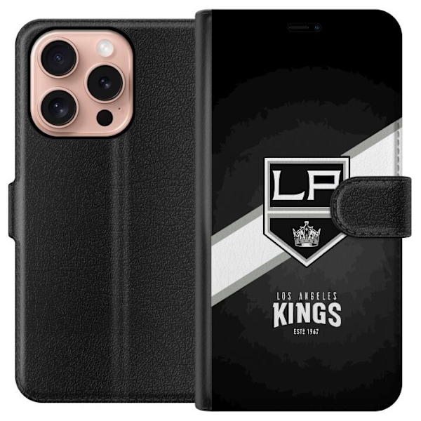 Apple iPhone 16 Pro Lompakkokotelo Los Angeles Kings (NHL)