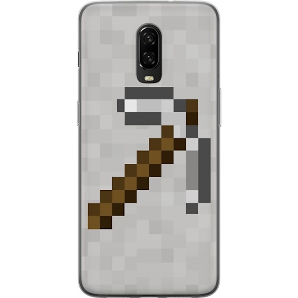 OnePlus 6T Genomskinligt Skal Minecraft Tools