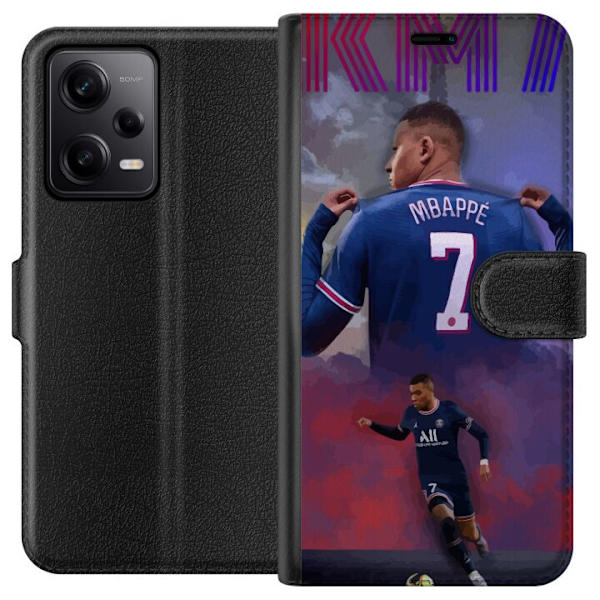 Xiaomi Redmi Note 12 Pro Lompakkokotelo MAP Jalkapallo Design Graafinen Kuviointi Moderni Urheiluaihe Trendikäs Jalkapallo Suosittu Graafinen Tyyli M